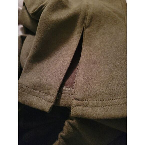 Anthropologie Avec Les Filles Slit-Front Sueded Moss Leggings Pants NWT Size S - Picture 8 of 9